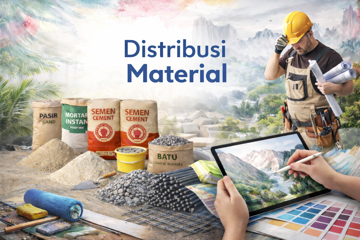 DISTRIBUSI MATERIAL