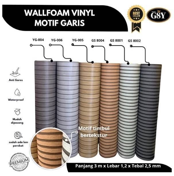 Wallfoam Rollan Garis Wallpanel