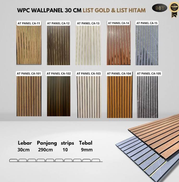 Wallboard Panel Dinding 30cm