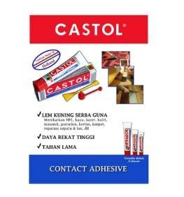 Lem Kuning Castol Tube Mini 14cc