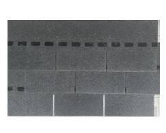 Atap Bitumen Continental Ukuran 33x100cm - Black Shadow