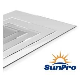 Polycarbonate Sunpro Solid Sheet / Flat 3mm - 210cm - Clear