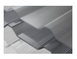 Polycarbonate Twinlite Greca - Grey, Panjang 4m