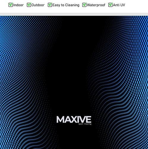 Gym Rubber Paving 2.0cm Tile Outdoor MAXIVE