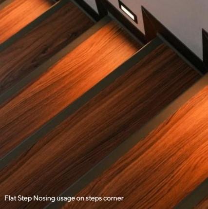 Flat Step Nosing- Aluminium Anodized