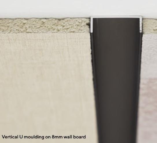 U Moulding- Aluminium Anodized