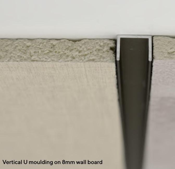 U Moulding (Small)- Aluminium Anodized