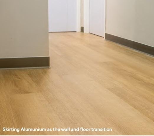 Skirting Height 40mm- Aluminium Anodized