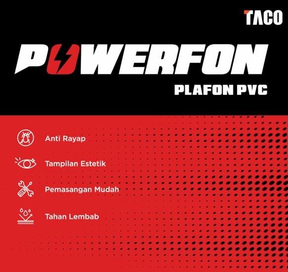 Plafon PVC Glosy 7mm - Powerfon Woodgrain